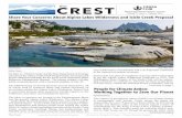 theCREST - Sierra Club...With 615 miles of trail (including a section of the Pacific Crest Trail), world-class climbing, hiking and backpacking, and 400,000 acres of spectacular mountain