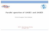 Parallel operation of SASE1 and SASE3 - DESY › fel-beam › s2e › talks › 2015_08_10 › ParallelSASE1...Parallel operation of SASE1 and SASE3 Artsrun Sargsyan, Vahe Sahakyan
