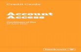 Bankwest Credit Card Account Access · Contents Part 1 - General 1 1.1 Definitions 1 1.2 ePayments Code 4 1.3Changes 5 1.4 Electronic Communications 5 1.5 Cancellation of electronic