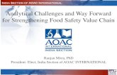 Analytical Challenges and Way Forward for Strengthening ...face-cii.in/.../presentations/CII-Ranjan.pdf · Analytical Challenges and Way Forward for Strengthening Food Safety Value