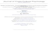 Journal of Cross-Cultural Psychology - UCSB1396 Journal of Cross-Cultural Psychology 42(8)between those from European American and East Asian cultural contexts. We made this predic-tion