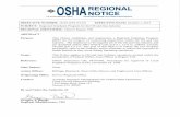 •OSHA - MonDaks Safety UPLOADS/OSHA UPDATE_2016 … · A. OSHA Instruction CPL 04-00-001, Procedures for Approval of Local Emphasis Programs (LEP), November 10, 1999. B. OSHA Instruction