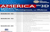 U.S. EMBASSY PHILIPPINES AMERICA · EMBASSY PHILIPPINES MARCH 18 MARCH 19 MARCH 20 4 00 p.m. America in 3D Kickoff Performance 6:00 p.m. Consular Corner: The Visa Process Demystified