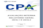 AVALIAÇÃO INTERNA RELATÓRIO GERAL 2016.1 E 2016“RIO CPA DAMAS 2… · autoanálise valorativa da coerência entre a missão e as políticas institucionais ... Tecnologia do Nordeste