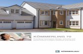 KÖMMERLING 70 · Our KÖMMERLING 70 window and door system helps you to fulfil your need for a light enriched living environment with a well ventilated atmosphere. It also makes