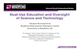 Dual-Use Education and Oversight of Science and TechnologyhttpAssets... · C.13 Tools: Elluminate, NING and Blackboard • Elluminate – Live platform for lectures and seminars,