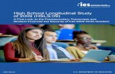 High School Longitudinal Study of 2009 (HSLS:09)High School Longitudinal Study of 2009 (HSLS:09) A First Look at the Postsecondary Transcripts and Student Financial Aid Records of