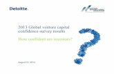 2013 Global venture capital confidence survey results How ...2013 Global venture capital confidence survey results How confident are investors? August 14, 2013 ... The 2013 Global