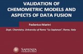Validation of Chemometric Models and Aspects of Data ...€¦ · 2060 3112 Preprocessing + Feature extraction + Modeling Preprocessing + Feature extraction + Modeling Decision 1 (e.g.