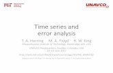 Time series and error analysis - GeoWebgeoweb.mit.edu › ~floyd › courses › gg › 201706_UNAVCO › pdf › 31-e… · References Spectral Analysis • Langbeinand Johnson (1997),