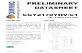 PRELIMINARY DATASHEET · Preliminary Datasheet CGY2170YHV/C1 2 / 13 Website : OMMIC 2, Rue du Moulin – BP. 11 94 453 Limeil-Brévannes – FRANCE Email : Information@ommic.com LIMITING