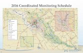 2016 Coordinated Monitoring Schedule · FY16 Monitoring in the San Antonio River Basin 3 Monitoring Program 2015 Routine Monitoring Station ... Notify Winners by End of Q3 Inspection