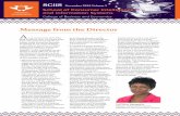 Message from the Director - University of Johannesburg · 2018-12-03 · Message from the Director Prof Mercy Mpinganjira Director: School of Consumer Intelligence and Information