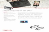 SanDisk Ultra Dual Drive USB Type-C - Western Digital › content › dam › doc-library › e… · the SanDisk Ultra® Dual Drive USB Type-C™ lets you quickly and easily transfer