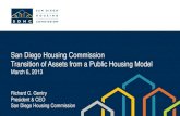San Diego Housing Commission Transition of Assets from a ... pdfs/Presentations/South East 201… · San Diego Housing Commission San Diego Housing Commission Transition of Assets