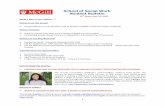 School of Social Work Student Bulletin - McGill University€¦ · a concrete proposal for policy change and effective strategies for moving it to action. ... AIESEC sends McGill