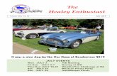 The Healey Enthusiast 2019 Enthusiast.pdf• On June 4-5 at Mountain Grand Hotel - Mezzanine Level at the Event Center. Also, all the big catered meals take place there. • On June