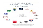 THE EUROPAEUM ANNUAL SUMMARY 2017/2018...Havel. The programme was launched in the academic year of 2012/2013 by a trio of the Europaeum member universities: Leiden University, Université