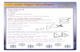 Let’s make Paper Snowflakes › advent-calendar › christmas-snow-flakes.pdfACP201 ‘Friends and Heroes’ is a Registered Trade Mark of Friends & Heroes Productions Ltd © 2012