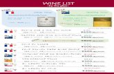 WINE LISTaeonliquor.jp/pdf_menu/matsumoto_wine.pdfWINE LIST Moutard Cremant de Bardella Barolo Bourgogne Brut Nature No.2 ムタール・クレマンド ﾌﾞﾙｺﾞｰﾆｭ・ﾌﾞﾘｭｯﾄ・ﾅﾁｭﾚ
