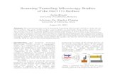 CV Scanning Tunneling Microscopy Studies of the Ge(111) Surface reu/REU07/rosen.pdf · PDF file 2010-12-05 · Scanning Tunneling Microscopy Studies of the Ge(111) Surface Anna Rosen