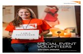 SPECIAL EVENT VOLUNTEERS - World Vision Canada€¦ · Volunteer Engagement Department Policies and Procedures Information Guide 4 A. Objectives of the Volunteer Engagement Team at