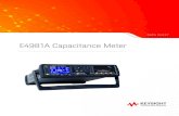 E4981A Capacitance Meter - Keysight › us › en › assets › 7018-01874 › ... · cause overload) for each measurement value under the condition D (dissipation factor) ≤ 0.5.