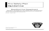 Fire Safety Plan Guideline - City of Brantford · 2019-05-17 · Fire Safety Plan Guideline. Brantford Fire Department Standard Template for Fire Safety Plan Development This document