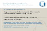 Carp edema virus in Germany and differences in susceptibility of …carpconference.hgk.hr/wp-content/uploads/2017/07/Adamek... · 2017-09-25 · Carp edema virus in Germany and differences