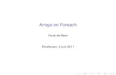 Arrays en Foreach · 2020-01-20 · Associatieve arrays (IIa): maak ze zelf in HTML Voer informatie van een leerling in: