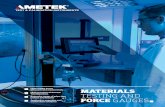 High-quality Force MATERiAls testing and foRcE/media/ametektest/download... · 2016-07-10 · Materials testing and Force Measurement Your customers demand innovation, reliability