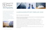 MARKNADSRAPPORT FEBRUARI 2020 - Nytt Hem › wp-content › uploads › 2020 › 02 › Marknads… · och Malmö samt hushållens förhållning till kapital och boende. Nytt Hem