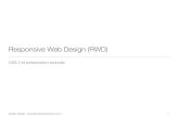 Responsive Web Design (RWD) - Aurélien Tabardtabard.fr/courses/2017/mif13/Responsive.pdf · Les grilles en CSS Une Candidate Recommendation du W3C (étape après draft) Beaucoup