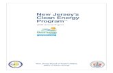 New Jersey’s Clean Energy Programrenewable energy systems and energy efficiency measures. program that targets approximately $180 million each year toward technologies that save