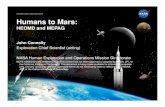 National Aeronautics and Space Administration Humans to Mars Revised ME… · National Aeronautics and Space Administration Humans to Mars: HEOMD and MEPAG John Connolly Exploration