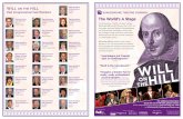 The World’s A Stageshakespearetheatre.org/_pdf/will_sponsor_brochure.pdf · Norton (D-DC) 2008, 2009 Representative Mike Honda (D-CA) 2008 Representative Luis Gutierrez (D-IL) 2008,