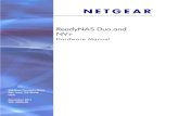 ReadyNAS Duo and NV+ Hardware Manual · This ReadyNAS Duo and NV+ Hardware Manual describes the physical features of the Duo and NV+ storage systems. This chapter contains the following
