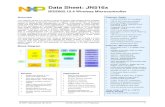 Data Sheet: JN516x · 1 Introduction . The JN516x is an IEEE802.15.4 wireless microcontroller that provides a fully integrated solution for applications using the IEEE802.15.4 standard