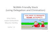 NUMA-Friendly Data Structures (using Delegation and ...NUMA NODE (multiple cores, shared Last Level Cache) Cache coherency maintained between caches on different NUMA nodes 4 . Overview