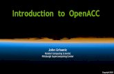 Introduction to OpenACC - Pittsburgh Supercomputing Center · pgf90 –acc -Minfo=accel saxpy.f90. Compiler Output. pgcc -acc -Minfo=accel saxpy.c saxpy: 8, Generating copyin(x[:n-1])