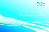 APA Member Service Charter - australian.physio › ... › APA-Member-Service-Charter-Oct-2015.… · The APA is a national organisation with six state and territory offices, and