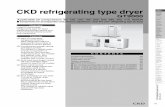 CKD refrigerating type dryer - BIBUS · SDM Series High polymer membrane air dryer Oil-free compressor Large heatless air dryer Lubricated compressor End of lin e End of lin e Oil-free