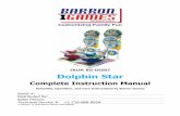SKU#: BG‐DS007 Dolphin Star · Dolphin Star Complete Instruction Manual service@barrongames.com 4 For assistance call: +1‐716‐866‐0054 INSTALLATION AND MAINTENANCE SAFETY