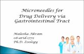 Micro-needles for drug delivery via the … › presentation › bb6a › a3cb...Contents •Gastrointestinal tract –Histology of GI tract –Absorption through GI tract •Drug