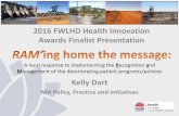 2016 FWLHD Health Innovation Awards Finalist Presentationfwlhd.health.nsw.gov.au/UserFiles/files/FarWest... · A local response to implementing the Recognition and Management of the
