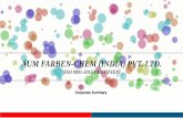 AUM FARBEN-CHEM (INDIA) PVT. LTD. · Our inks also have resulted in excellent bond strength in all kinds of lamination (Solvent based, Solvent less, Water Based & Extrusion) It is