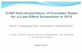 EnKF Data Assimilation of Canadian Radar for a Lake-Effect ...adapt.psu.edu/2016EnKFWorkshop/EnKFDAworkshop_public/Zhan_Li.pdfFor the cases of the shallow system like the lake-effect