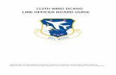 113TH WING DCANG LINE OFFICER BOARD GUIDE › Portals › 12 › LINE...113TH WING DCANG . LINE OFFICER BOARD GUIDE . THE DISTRICT OF COLUMBIA AIR NATIONAL GUARD IS AN EQUAL OPPORTUNITY