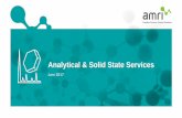 Analytical & Solid State Services › prfiles › 2017 › 07 › 26 › 14803856 › ...Analytical Testing Services Microbiological and Biological Testing Microbiology • Water and