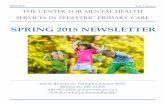 Spring 2015 Newsletter FINAL - Johns Hopkins Universityweb.jhu.edu/pedmentalhealth/Spring 2015_Newsletter_FINAL.pdf · Wissow, Waleed Zafar, Rachel Zelkowitz This project had two